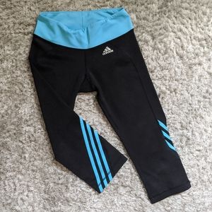 ADIDAS Calf Length Climalite Leggings/Tights